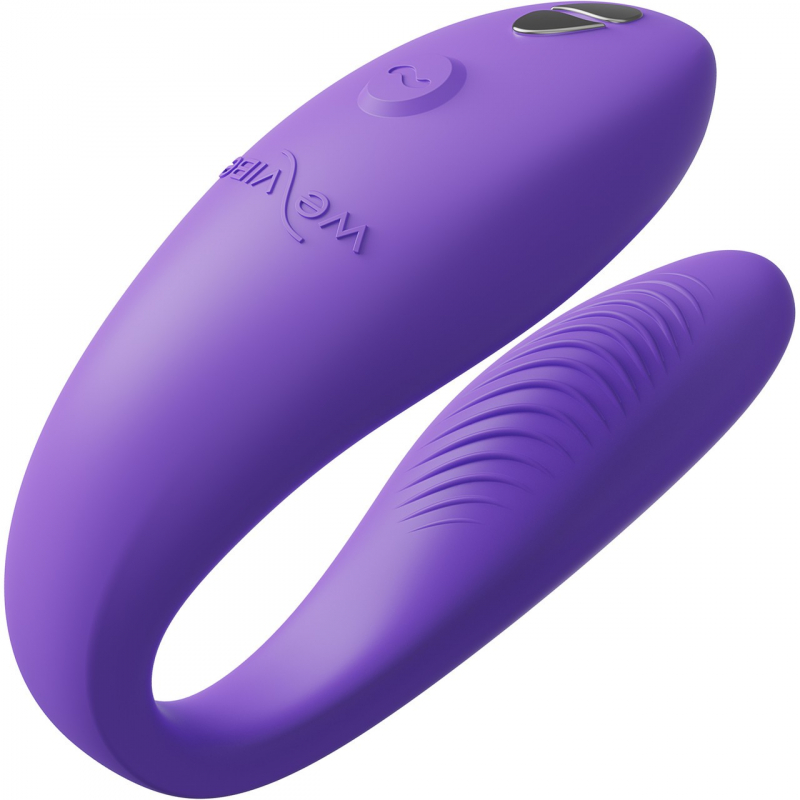 Вибратор для двоих "We-​Vibe Sync Go" + приложение, фиолетовый 